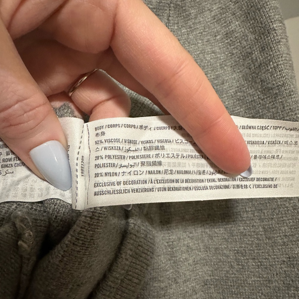 Abercrombie & Fitch Gray Knit Sweater - Picture 4 of 4